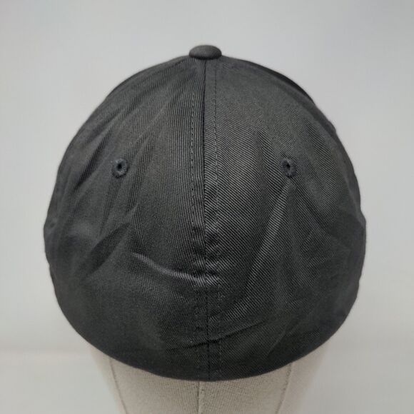 D&A Electric Fitted Hat Gray L/XL Embroidered Flexi Fit 6 Panel Port Authority - Picture 5 of 8